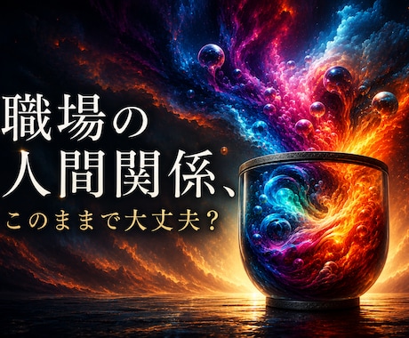 職場の人間関係 このままで大丈夫？具体鑑定します 転職した方がいい？相手の本音や今後を具体鑑定 イメージ1