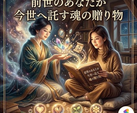 前世のあなたが残した「魂の贈り物」を読み解きます 前世のあなたが残してくれた才能・叡智・課題・守りを読み解く イメージ1
