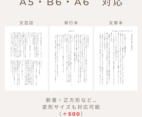 小説同人誌や冊子の本文組版デザインやります あなただけの素敵な御本作成に是非お手伝いさせてください！！ イメージ2