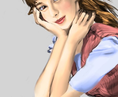 お写真をもとに似顔絵をかきます イメージ1