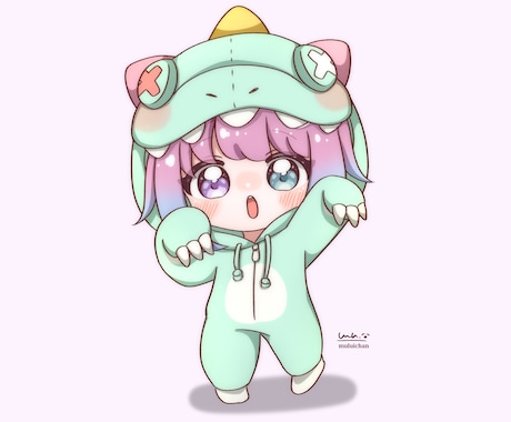 ふわふわゆるいイラスト描きます あなたのかわいいをイラストにします♪ イメージ1