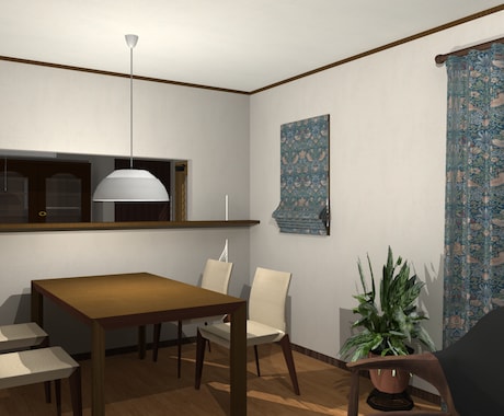 一級建築士が、家具配置のイメージパース作成します 購入予定の家具等を、色の提案を含め実際のお部屋に配置します イメージ2