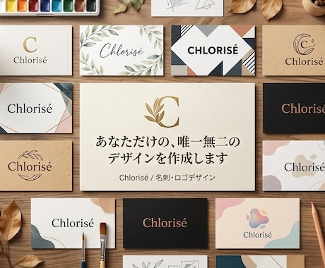 ロゴや名刺のデザインを作成します イメージ1