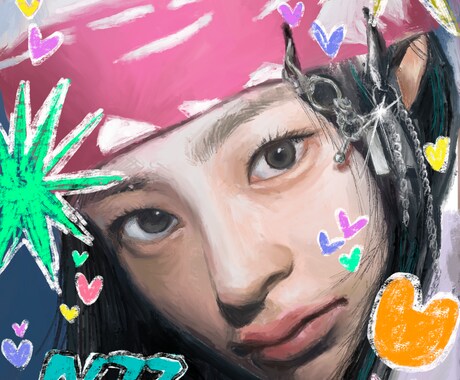様々な画風でProcreateでオーダー絵描きます 様々な画風で描きますリアル調得意です！背景などデザインします イメージ2