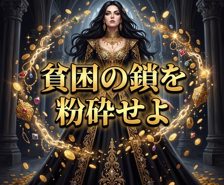 貧困の鎖を粉砕し莫大な富を強奪する覇王へ導きます 貧困と絶望の因縁を粉砕。深淵の魔力で莫大な富を支配せよ！ イメージ1