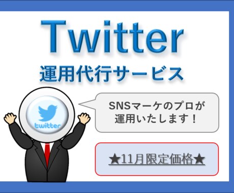 Twitter【アカウント開設～運用】を代行します 【11月限定価格】ココナラでの実績を積みたいと考えております イメージ1