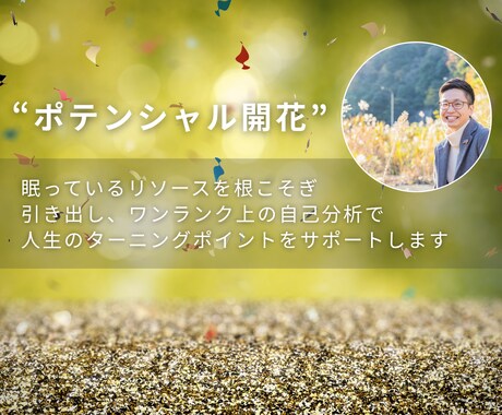 ポテンシャル開花、眠ったリソース全部引き出します 人生の棚卸しとその図表化でワンランク上の自己分析を提供します イメージ1
