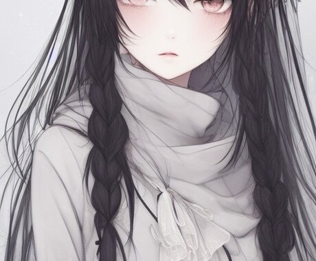値下げ中！　一枚絵のアイコンを描きます あなただけのオリジナルの女性キャラを作ります イメージ2