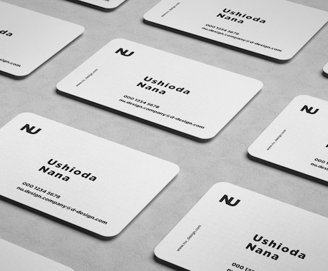 プロのデザイナーが洗練された名刺を作成します シンプルでおしゃれなショップカードや名刺をつくりませんか イメージ2