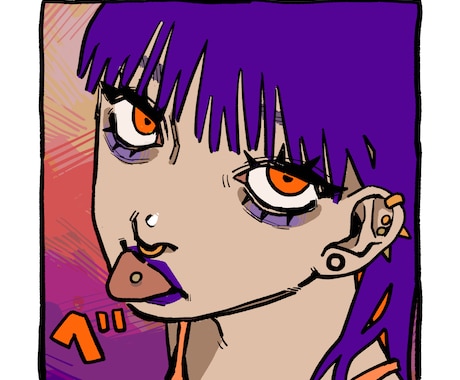 ポップなアイコン用イラストを制作致します ご依頼いただいてから2時間以内にイラストを描きあげます。 イメージ1