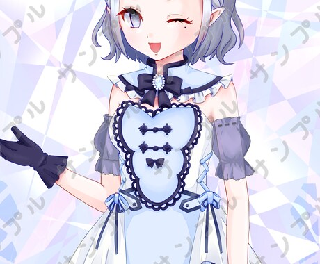可愛いイラスト描きます 可愛い一枚絵、立ち絵や配信サムネイル描きます⭐︎商用利用◎ イメージ2