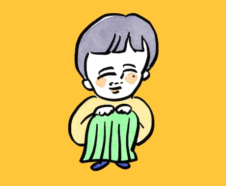 キャッチーなポートレート描きます くっきりポップなイラストで印象的に！ イメージ1