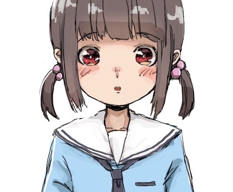 イラスト、SNSアイコン描きます 必ず私の絵柄を見て納得した方のみご依頼お願いします。 イメージ1