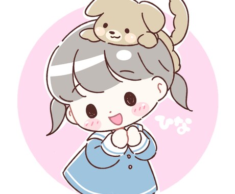 ゆるかわSNSアイコンや似顔絵描きます ゆるふわかわいい✩SNSのアイコンやプレゼントにも！ イメージ2