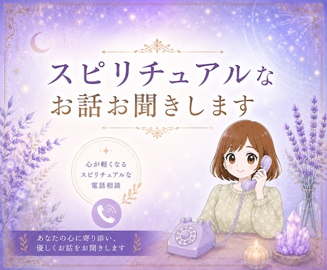 スピリチュアルなお話なんでもお聴きします 魂/宇宙/アセンション/夢/シンクロ体験など イメージ1
