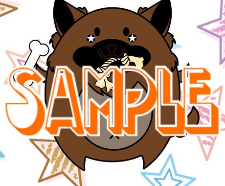 イラストを作成します シンプルなペット含む似顔絵、LINEスタンプ用イラストなど イメージ2