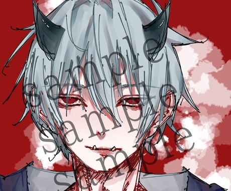ざかざかなイラスト、アイコン描きます 線がラフな分納期早めに納品できます イメージ1