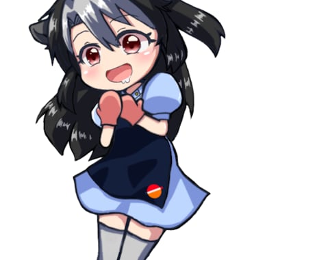 個人様向け】２種込み価格！ちびキャラ描きます 自分の等身キャラをちびキャラにしたい方向け！商用・二次使用◎ イメージ2