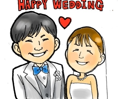 似顔絵ウエルカムボード描きます イメージ1