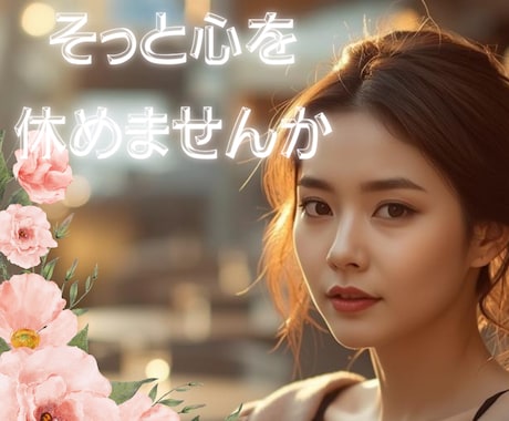 心が疲れた時に優しく寄り添って受け止めます 不安や辛い気持ちを話す事で日々の安心に繋がりますように✨ イメージ1