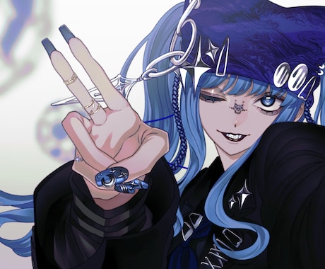 歌ってみたや実況配信などの動画用イラストを描きます 動画の顔となるサムネイラスト制作 イメージ2