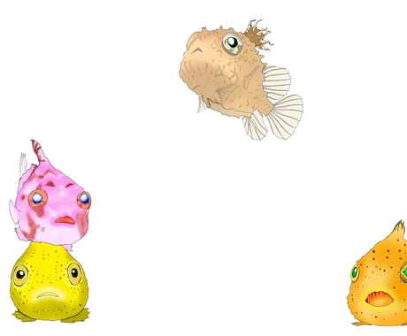 リアルで可愛いお魚イラスト描きます アイコンやプレゼントマグカップなどの印刷用にいかがでしょうか イメージ2