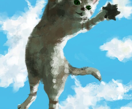写真から愛猫・愛犬などリアルなイラスト描きます プレゼント、待ち受け、グッズ、など イメージ2