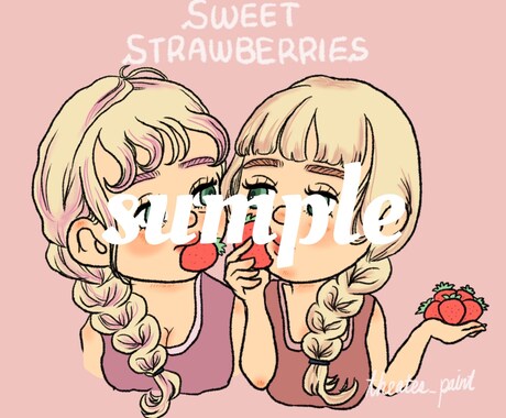 ゆるかわ女の子のスタンプ描きます 可愛いオリジナルのLINEスタンプを作りませんか? イメージ2