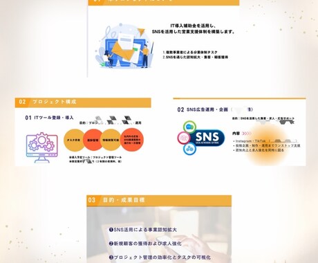 セミナーや講座、計画書等のスライド資料を作成します Canvaで貴方をサポート！特急対応も可能！ イメージ2