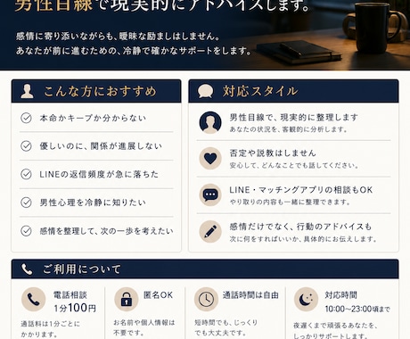 本命？キープ？ 男目線で判定します 男性は、本気の相手にはハッキリと行動します イメージ2