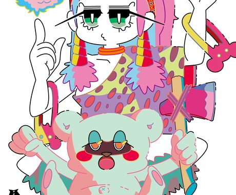 デフォルメ・ポップでかわいいイラストをご提供します アイコン／グッズ／挿絵に使えるオリジナルイラスト イメージ2