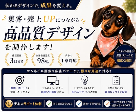 集客・売上UPにつながる高品質デザインを制作します LP・SNS・広告画像など幅広く対応してます！ イメージ1