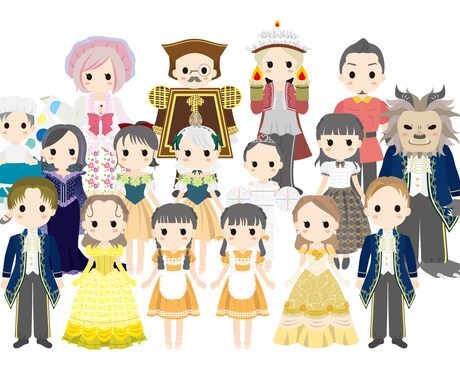 主線なし・可愛くてポップなイラストお描きします まるでアバターのようなイラストをお探しの方へ イメージ2