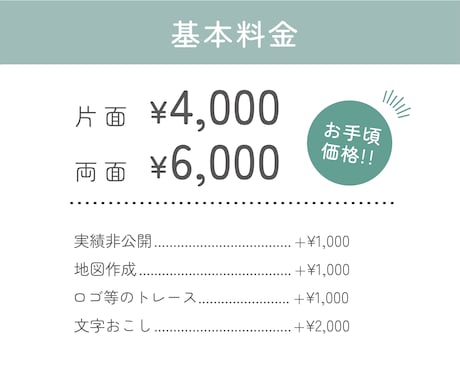情報設計で魅力が伝わるチラシをお届けします ７月末までの特別価格！予算・納期お気軽にご相談ください イメージ2