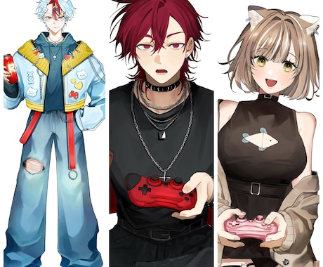 Y2K、韓国風イラストをお描きします かっこよく、かわいい今どきイラストをご所望の方へ イメージ1