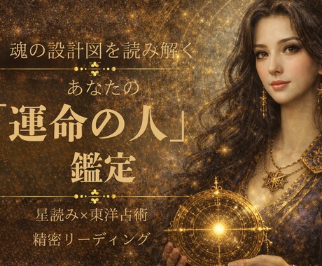 魂の設計図から運命の人を読み解きます 出会いは偶然ではなく「構造」で決まる イメージ1