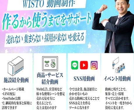 動画で売れない・集まらない・採用が来ないを変えます 動画を作るから使うまでをサポート♪ イメージ1