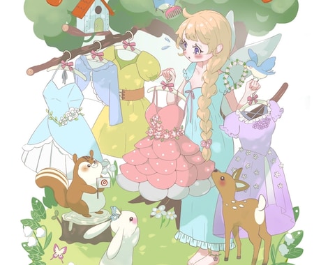 可愛いを詰め込んだ1枚絵をお届けします イメージ1