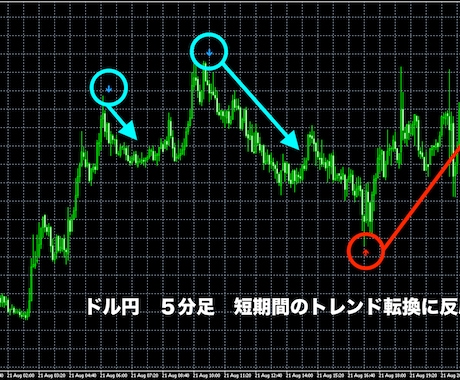 最安値！パラボリックのトレンド転換ツール提供します FXやバイナリーに！トレンドの始動にツールがビンカンに反応！ イメージ2