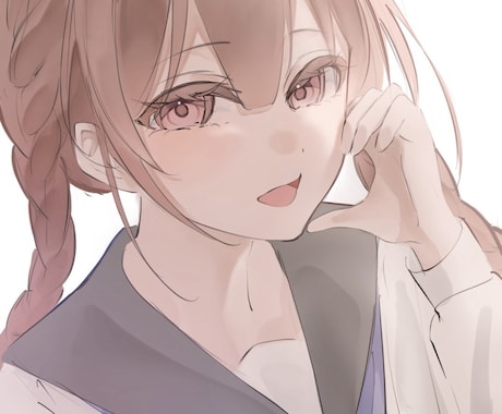 イラスト描きます 色塗りも含め、バストアップイラスト描きます イメージ2