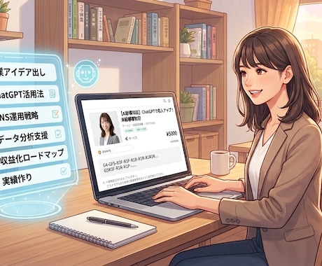 ChatGPTであなたに合う副業アイデア提案します イメージ1