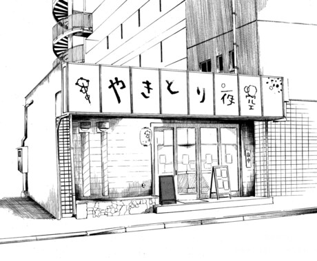 あなたの建物や愛車を手書きで描きます！ます リーズナブルなお値段で細密なオリジナルな絵を郵送します イメージ2