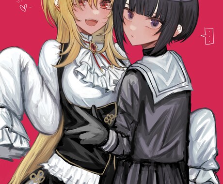 女の子のバストアップ・SDイラスト描きます 女の子、もしくは中性的な子のイラストを描かせていただきます。 イメージ2