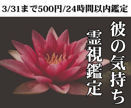 相手は今どう思ってる？本音を霊視タロットで占います 【期間限定】500円でお相手の気持ちを丁寧に鑑定します。 イメージ1