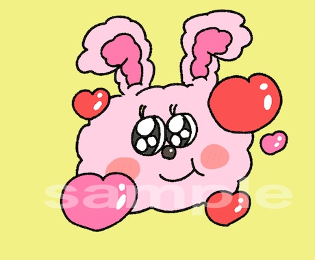 ポップなイラスト描きます ゆるくかわいいポップイラスト描きます♬ イメージ2