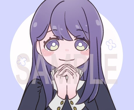 少しだけデフォルメされたかわいいイラストを描きます 手軽にかわいいをどうぞ( ¨̮ )♡ イメージ2