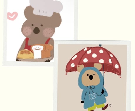 ゆるい動物・ペットのイラスト描きます SNSアイコン、プレゼントにおすすめ！ イメージ1