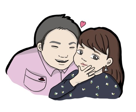 商用OK！ゆるかわな似顔絵イラストを描きます ブログやSNSアイコン、ホームページの挿絵等に如何ですか？ イメージ2