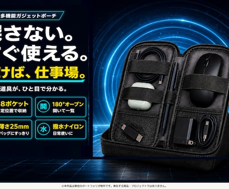 クラウドファンディング用の画像5枚を制作します 商品写真と原稿から、伝わるページ画像へ イメージ1