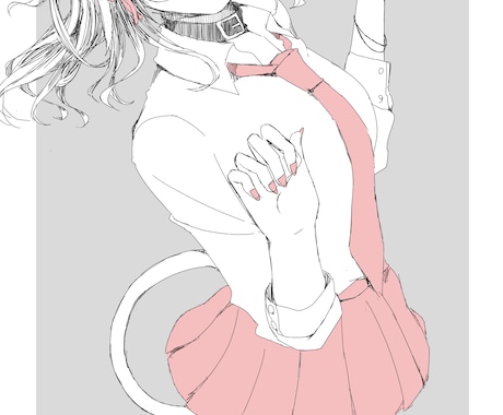 イラストを描きます 少女絵を描きます（全身）SNSや動画などに使用してください。 イメージ1
